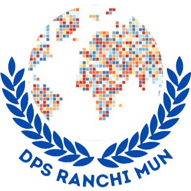 Logo for DPSRMUn - DPS Ranchi Model United Nations, held at Ranchi, Jharkhand